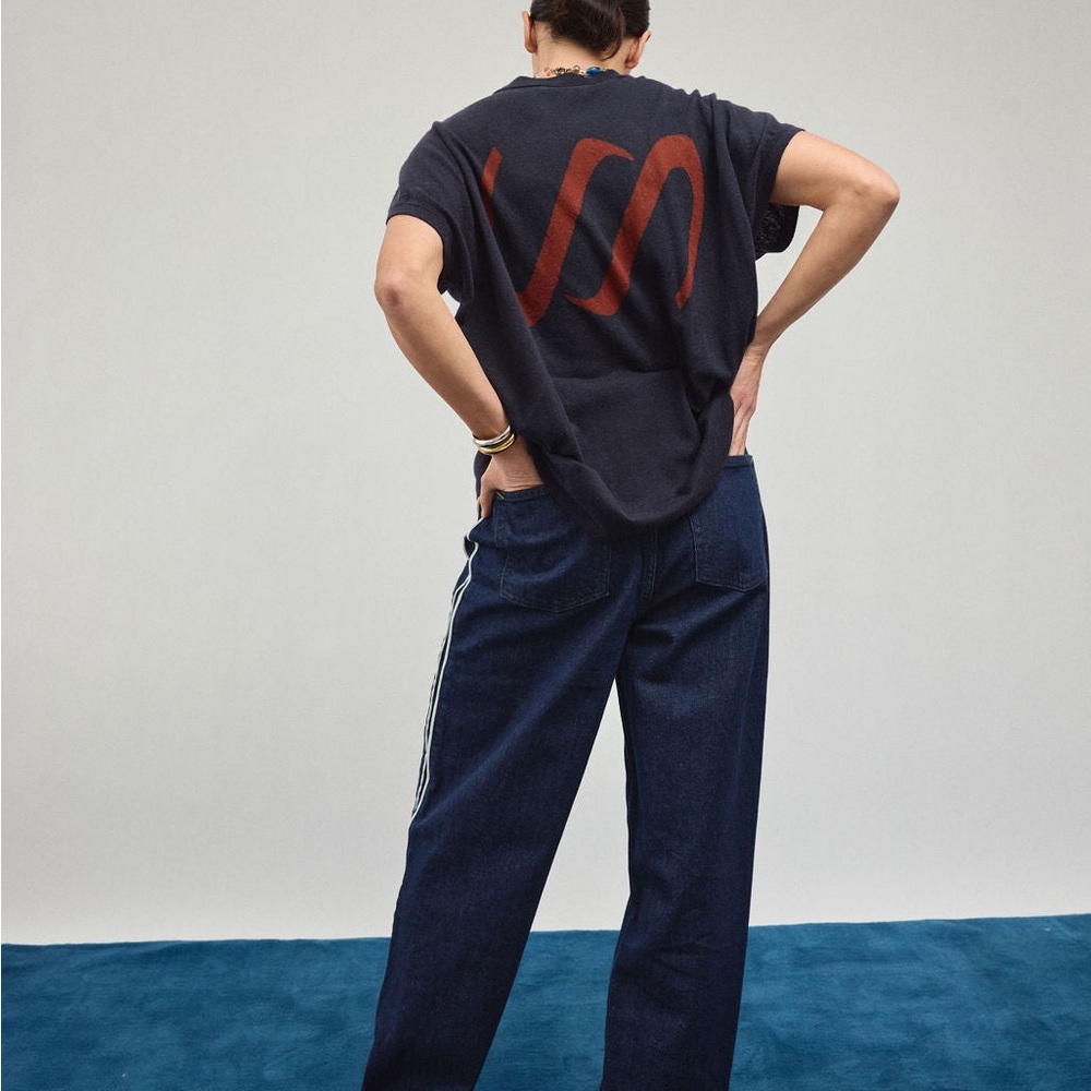 Pinstripe Track Denim - Picture 4 of 8